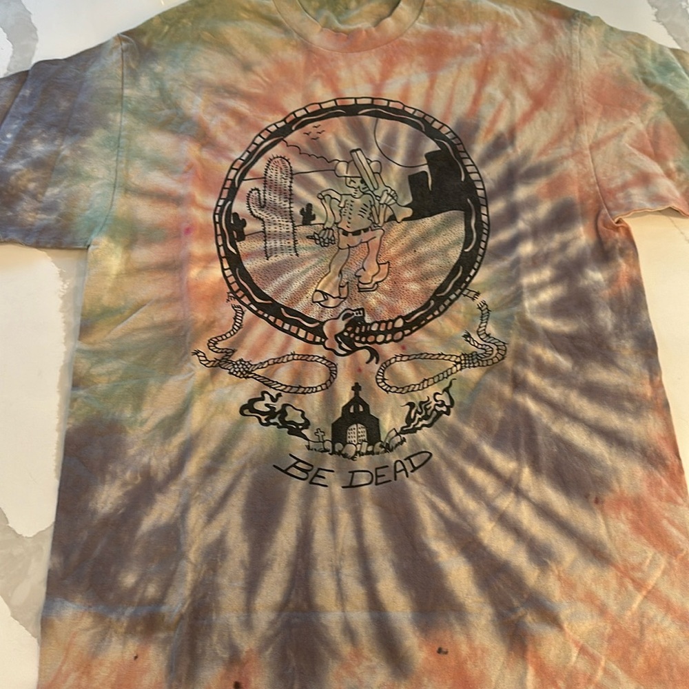 GO WEST BE DEAD TIE DYE TEE
